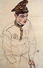 Russian Prisoner of War Grigori Kladjishuli by Egon Schiele